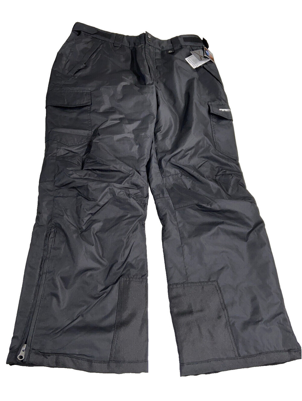 Arctix Snow Pants Large Mens Ski Snowboarding Cargo Black